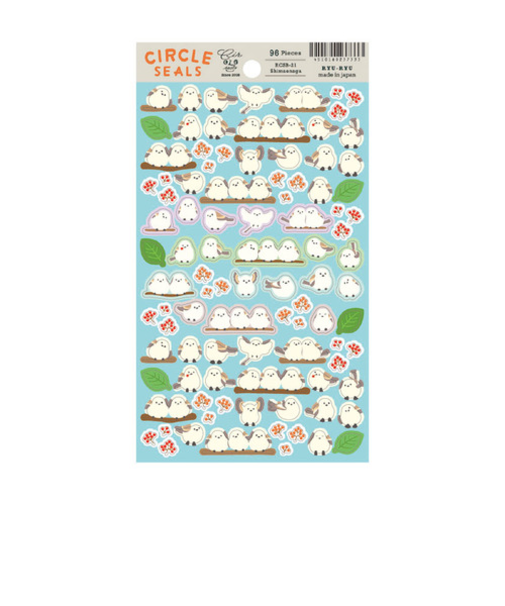 リュリュ　サークルシール・ベーシック　RCSB－21　シマエナガ