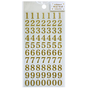 クローズ・ピン　グリッター文字シール　US-16152　数字・金