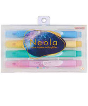 サンスター文具　ラメマーカー　ネオラ（Neola）　コズミックカラーセット