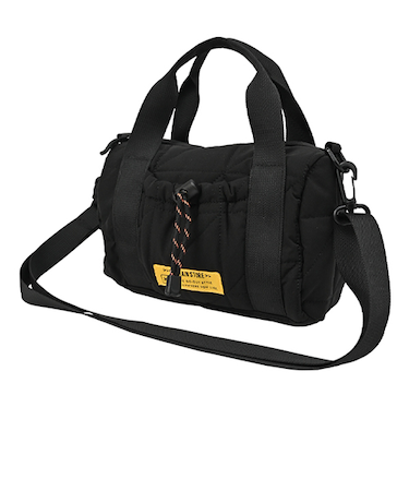 キウ（KiU）　スクエアパデッドミニボストンバッグ　K476　ブラック