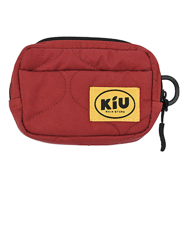 キウ（KiU）　パデッドポーチ　M　K479　テラコッタ