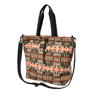 ペンドルトン×キウ（PENDLETON×KiU）　パデッドドロストトートバッグ　K482　ハーディング　オリーブ