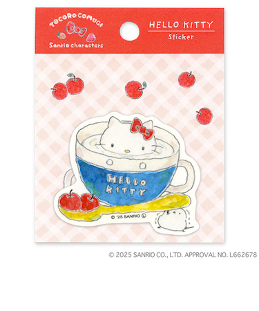 アクティブコーポレーション　トコロコムギ×サンリオ　ステッカー　M01-SL-177