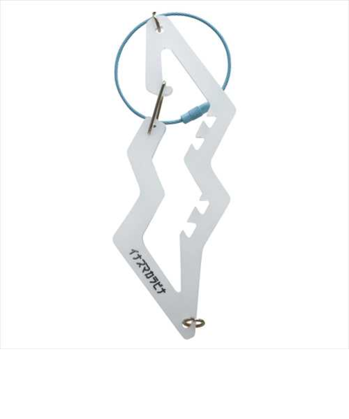 学研ステイフル　イナズマカラビナ　G10801　ホワイト