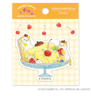 アクティブコーポレーション　トコロコムギ×サンリオ　ステッカー　M01-SL-180