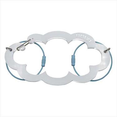 学研ステイフル　モクモクカラビナ　G10805　ホワイト