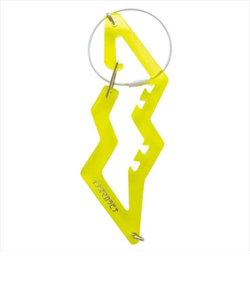 学研ステイフル　イナズマカラビナ　G10802　イエロー