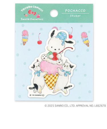 アクティブコーポレーション　トコロコムギ×サンリオ　ステッカー　M01-SL-179