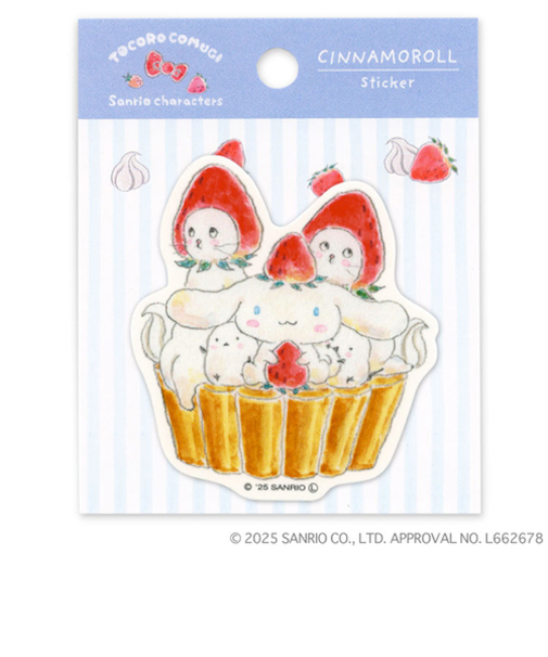 アクティブコーポレーション　トコロコムギ×サンリオ　ステッカー　M01-SL-178