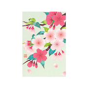 ミドリ(MIDORI) ポストカード016 800166 桜柄 S2