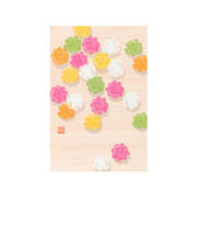 ミドリ（MIDORI）　ポストカード022　80022006　金平糖柄