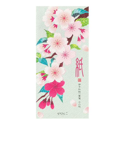 ミドリ（MIDORI）　一筆箋601　シルク　89601006　桜柄