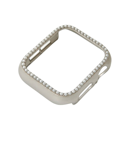 ガーカル（GAACAL）　「GAACALでしか手に入らない」オリジナルパールアップルウォッチフレーム　40mm　シャンパンゴールド