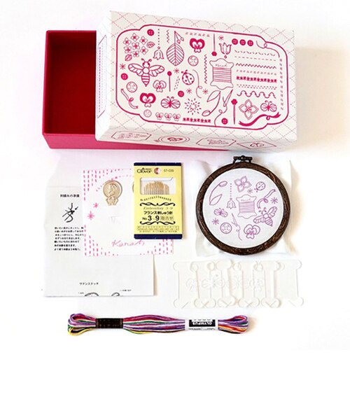 カナ（kana） オリジナルお裁縫箱（stitch） ピンク｜ハンズの通販