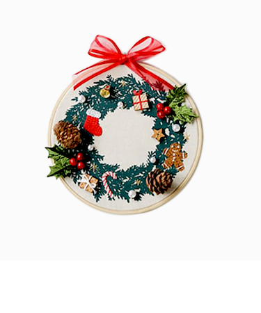 カナ（kana）　冬を紡ぐリースキット　生成