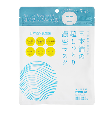 日本盛　日本酒の超しっとり濃密マスク7枚