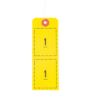 友屋　ペーパークロークチケット　1～100番　1セット