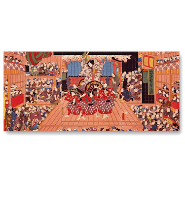 イーズプロダクツ（EASE）　浮世絵3Dポストカード　パノラマ　PA0003