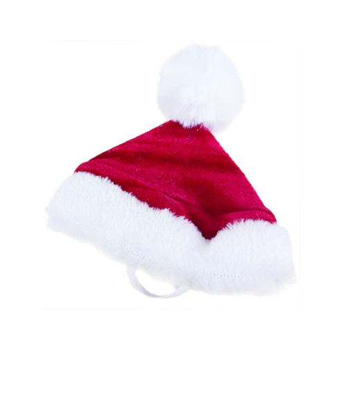 【クリスマス】　わんちゃん／ねこちゃん用　サンタ帽子　S　レッド