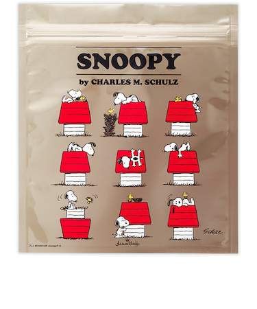 ホールマーク（Hallmark）　ジッパーバッグ　スヌーピー　Happiness　is　Red　HOUSE　5枚入り