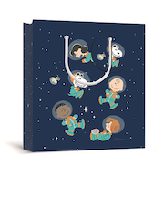 ホールマーク（Hallmark）　スモールギフトバッグ　Peanuts（R）　宇宙