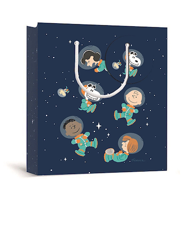 ホールマーク（Hallmark）　スモールギフトバッグ　Peanuts（R）　宇宙