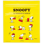 ホールマーク（Hallmark）　ジッパーバッグ　スヌーピー　Happiness　is　Red　DISH　5枚入り