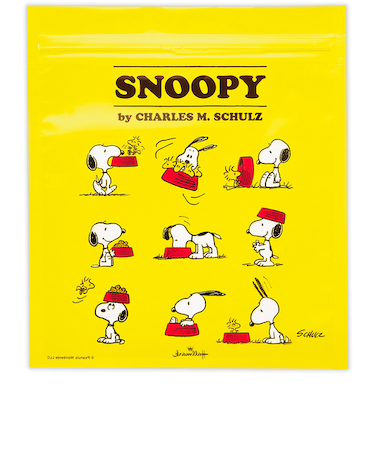 ホールマーク（Hallmark）　ジッパーバッグ　スヌーピー　Happiness　is　Red　DISH　5枚入り