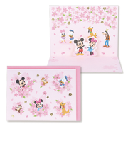 ホールマーク（Hallmark）　ディズニー　春柄立体グリーティングカード　814328　桜にのって2