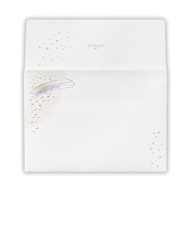 ホールマーク（Hallmark）　レターパッド用封筒　プレミアムレター　819538　MY　WISH　虹2