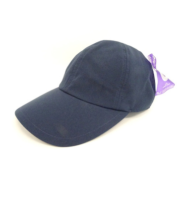 クロスプラス（CROSS　PLUS）　遮光・遮熱帽子　後ろリボンキャップ　2131316NV　ネイビー　無地