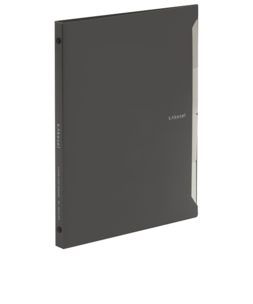 マルマン（maruman）　バインダー　カケセル（kAkesel）　B5　26穴　F022-22　チャコールグレー