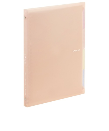 マルマン（maruman）　バインダー　カケセル（kAkesel）　B5　26穴　F021-38　ライトピンク