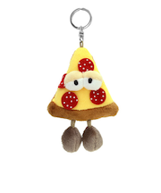 ニキ（NICI）　キーホルダー　ヤミーブラザーズ　ピザ　10cm