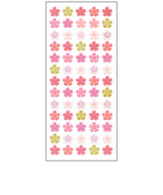 オクヤマ　和風シール　JP578　リアル桜5列