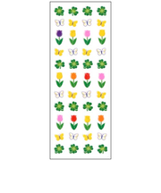 オクヤマ　ラメ入りシール　CR169　チューリップ