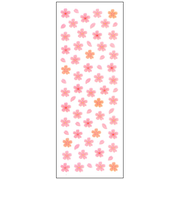 オクヤマ　ラメ入りシール　CR278　桜吹雪