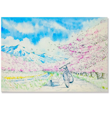 アクティブコーポレーション　春柄　内田新哉　ポストカード　SU－126