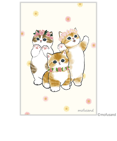 アクティブコーポレーション　春柄　モフサンド　ポストカード　PX－166h