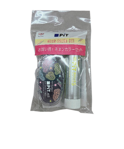 【お買い得】　トンボ鉛筆（Tombow）　限定デザインテープのり＋スティックのり　HCB－134PAEC　ネオンブラックセット