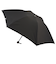【お買い得】　ゼロアアンド（－0＆）×ハンズ　たたみやすくしまいやすい傘　59cm　ブラック