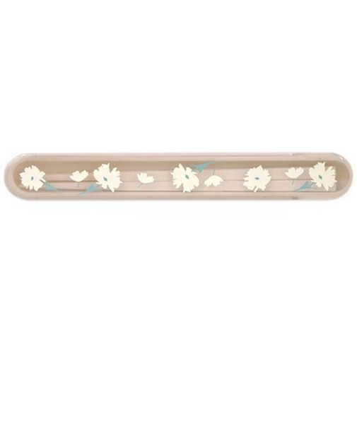 ラボクリップ（LABCLIP）　シェリール　箸・クリア箸箱セット　ピンクベージュ