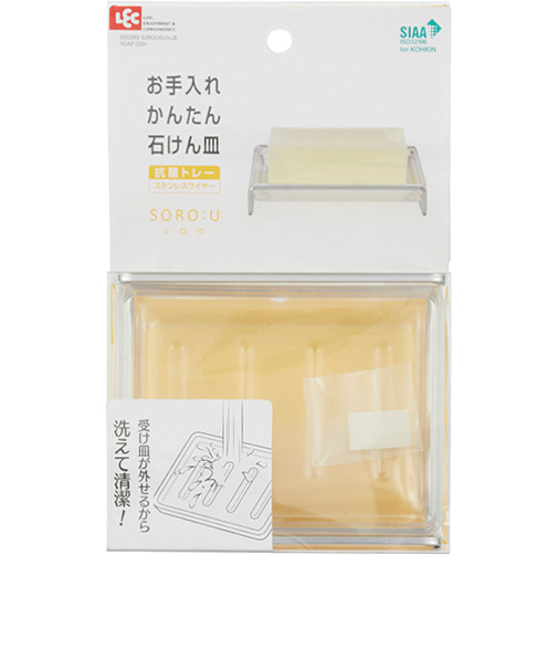 【お買い得】　レック　ソロウ（SORO：U）　石けん皿　B00369