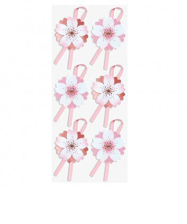 インディゴ　リボンシール　（和シリーズ）　PS792　桜りぼん