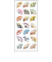 オクヤマ 和風シール JP321 扇3列