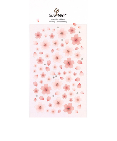 スワテリエ（suatelier）　ステッカー　1085　blossom　day