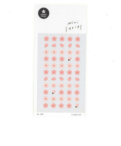 スワテリエ（suatelier）　ステッカー　106flower01
