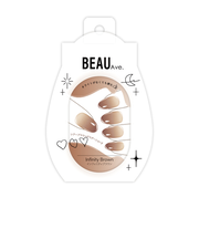 ビューティーアベニュー（Beauty　Avenue）　生ジェルネイルシール　インフィニティブラウン　24枚入