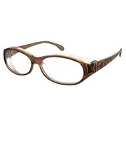 エッジスタイル（EdgeStyle）　プロテクション花粉グラス　クリアブラウン／小花