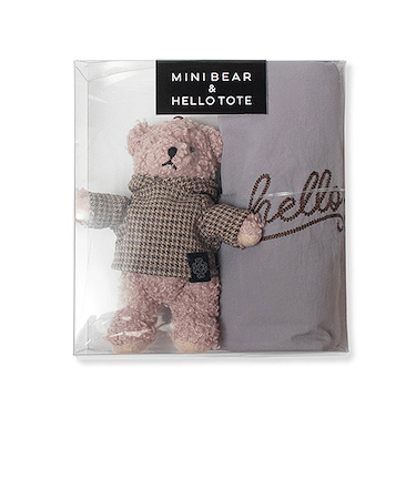 カレラ（Calela）　ミニベア＆トート　CA－MBTB－GP　グレーパープル